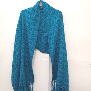 🎉Unique🦋 Royal Blue Turquoise Women's Wrap